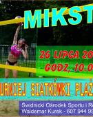 II Otwarty Turniej Siatkówki Plażowej Mikstów